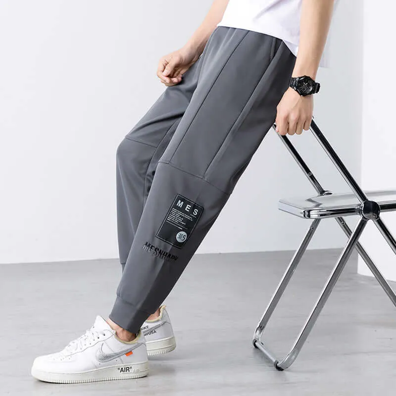 Spring pants men's trousers new Korean version of the trend loose nine-point beam foot casual sports men's casual trousers