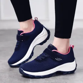 Step Into Unmatched Comfort with Owlkay Women's Woven Knit Sneakers