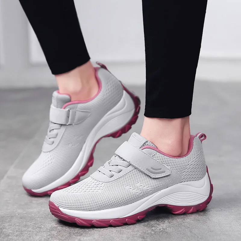 Step Into Unmatched Comfort with Owlkay Women's Woven Knit Sneakers