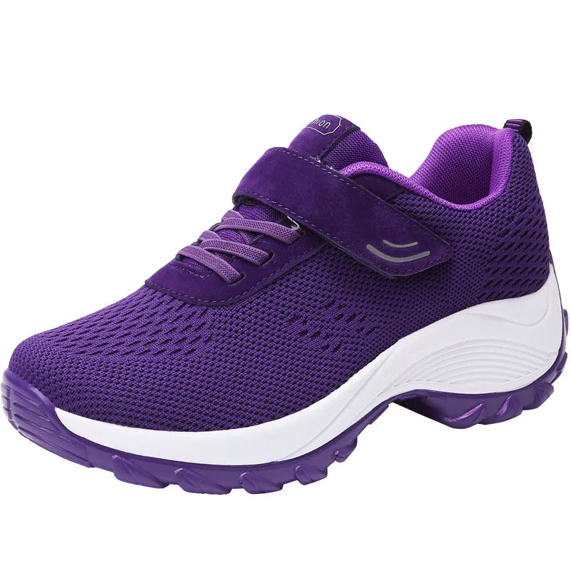 Step Into Unmatched Comfort with Owlkay Women's Woven Knit Sneakers