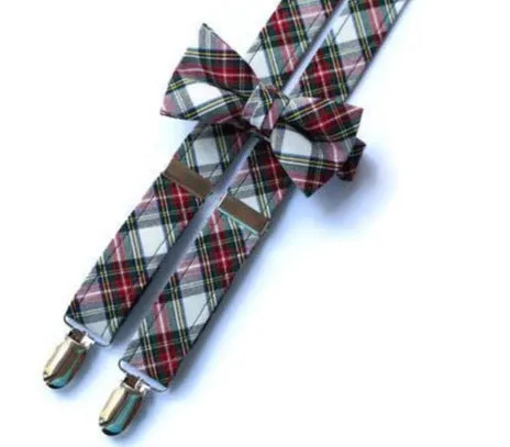 Stewart Tartan Suspenders - Boys