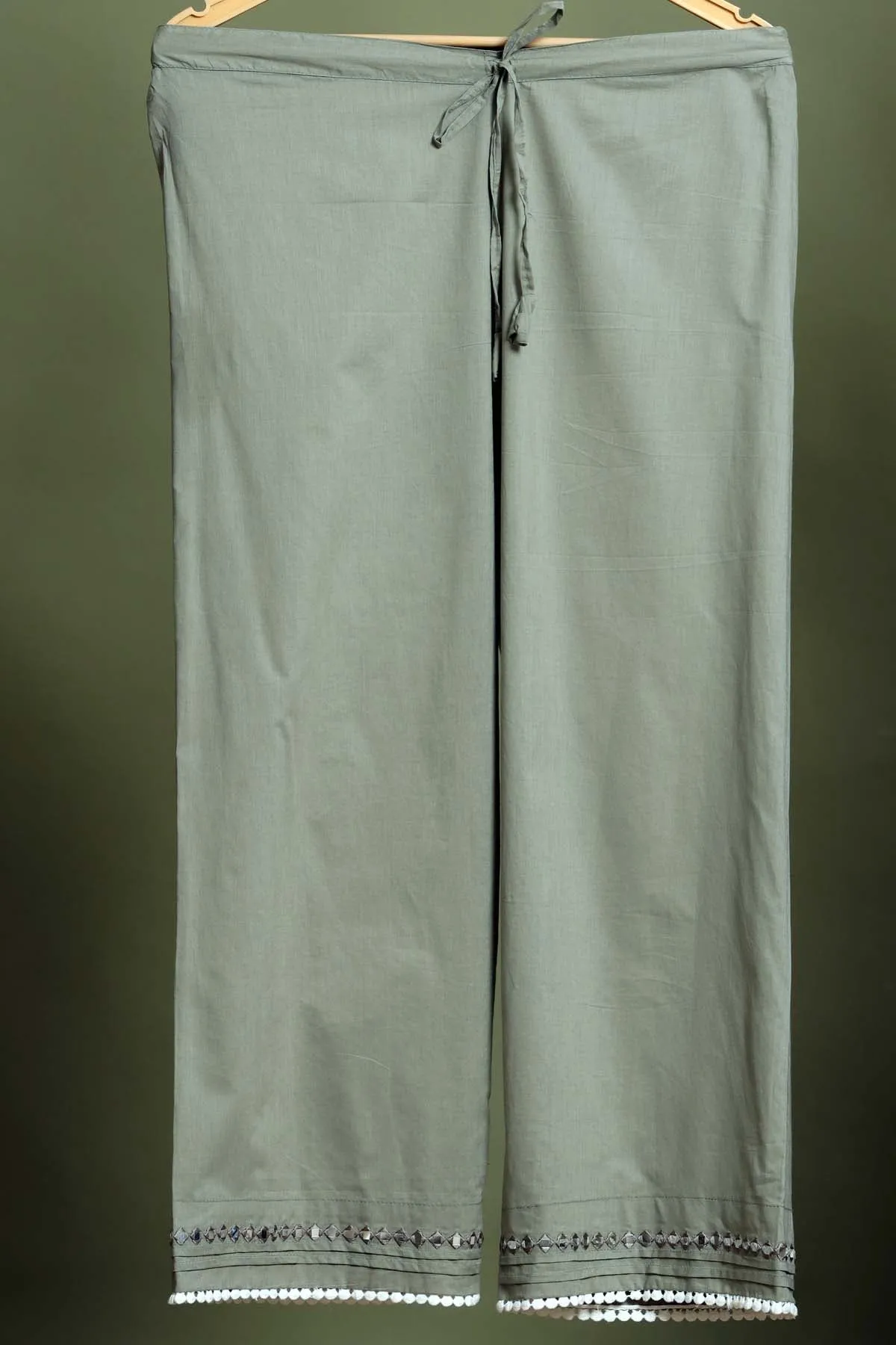 Straight Fit Kurta/Pant Set In Aqua Green Color