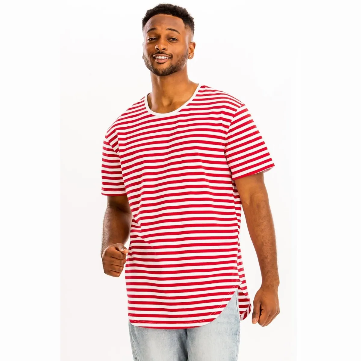 Striped Tee - Red/White