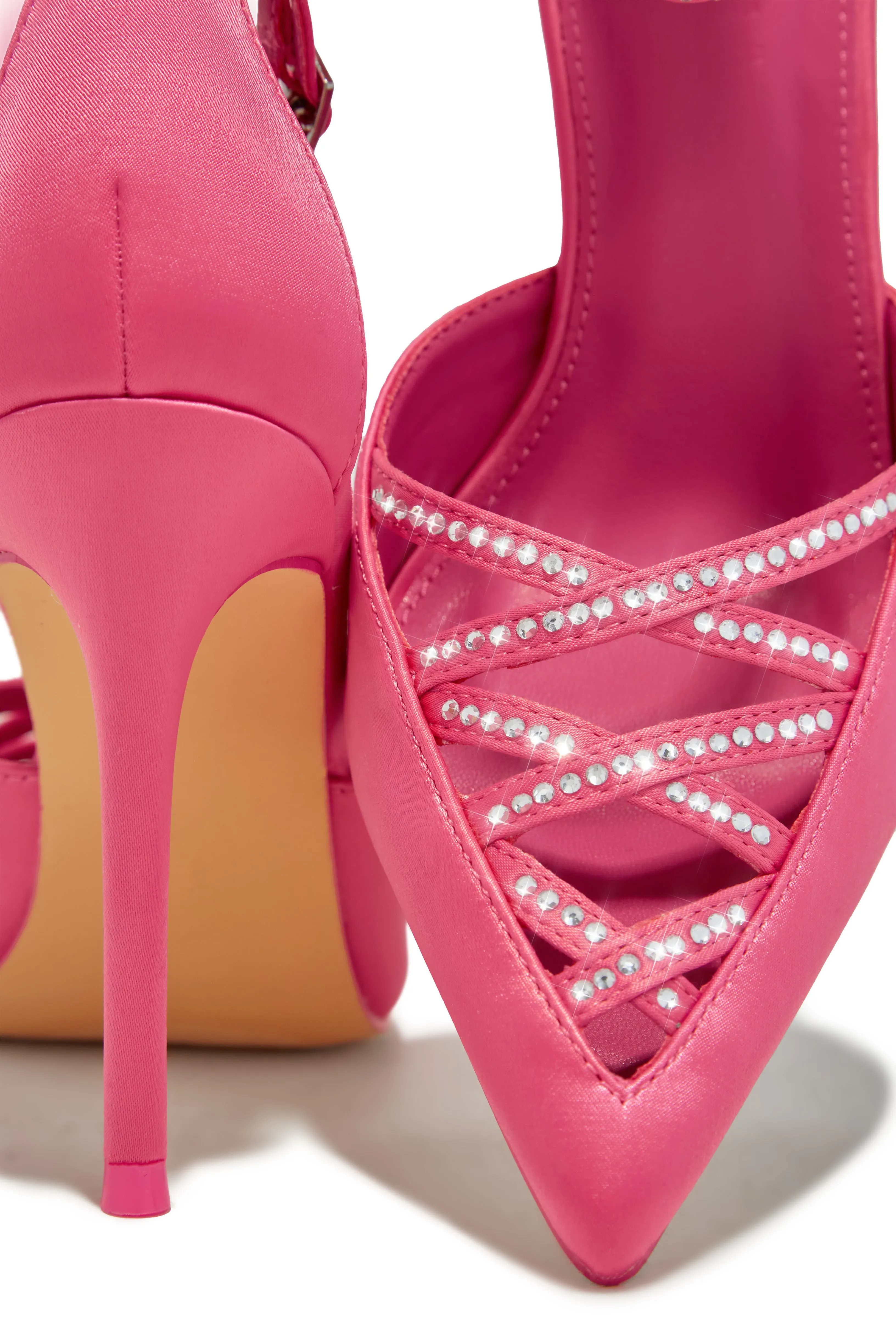 Tanalee Embellished High Heel Pumps - Pink
