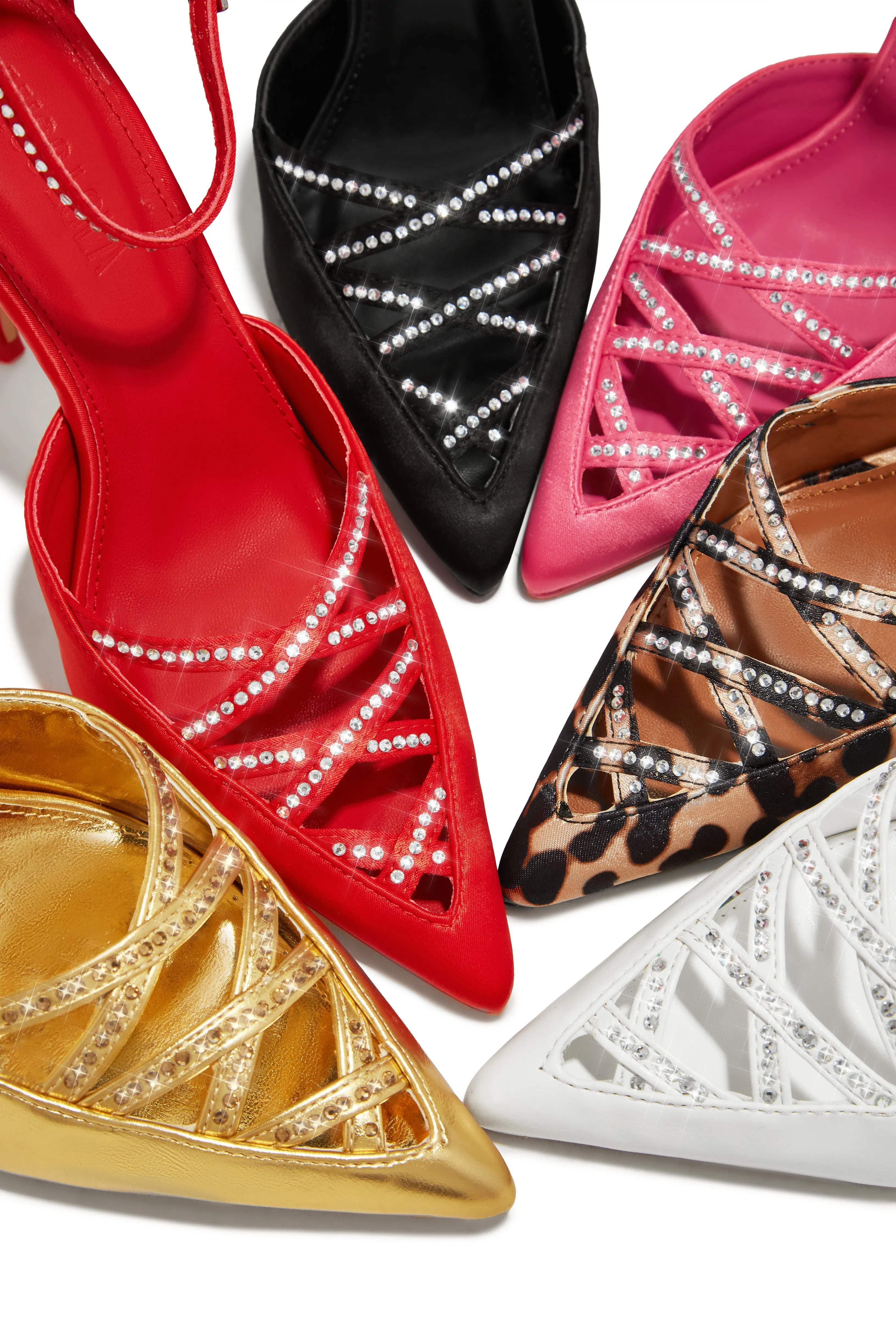 Tanalee Embellished High Heel Pumps - Pink