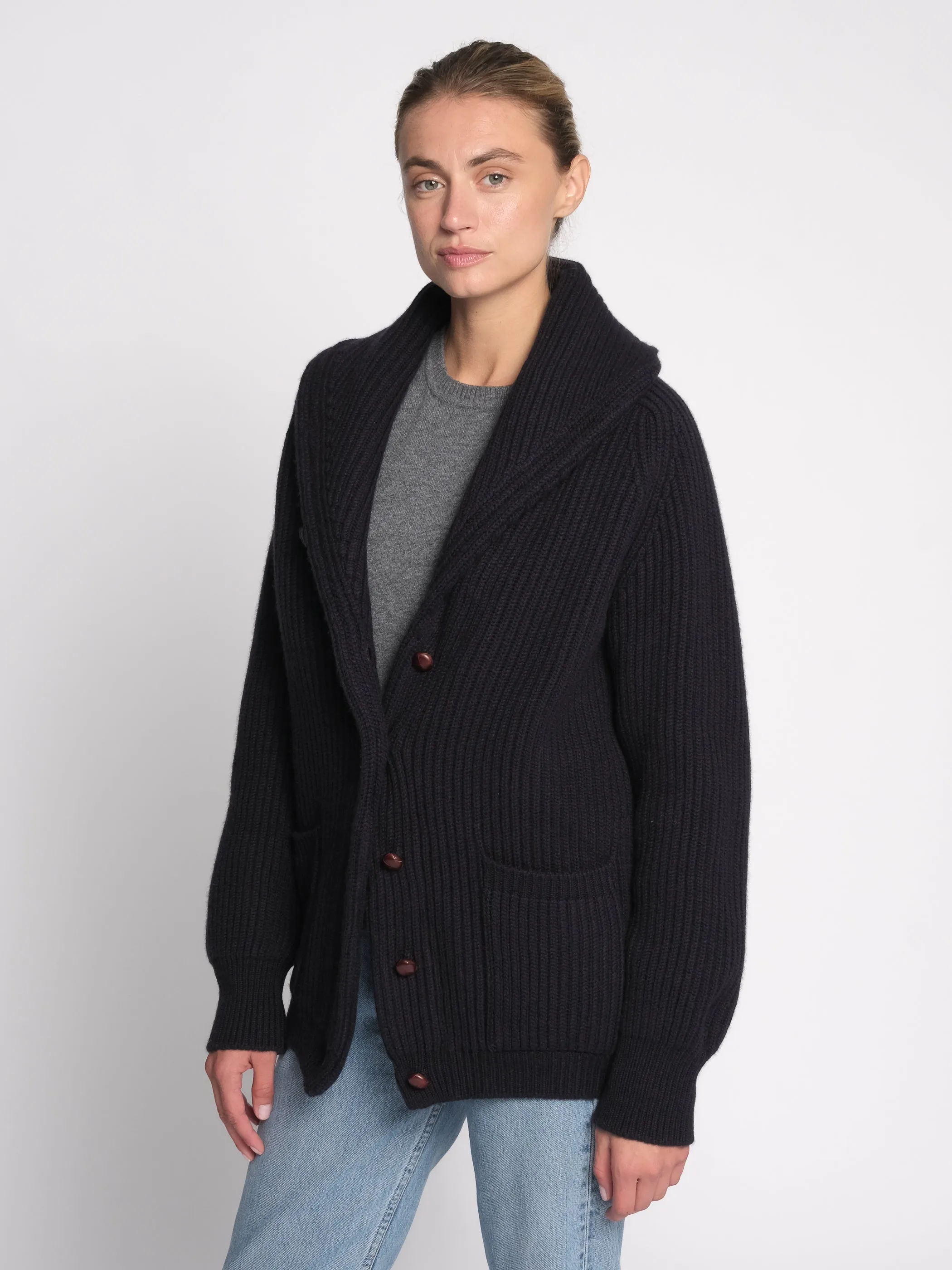 THE KENNEDY CARDIGAN | Navy Blue