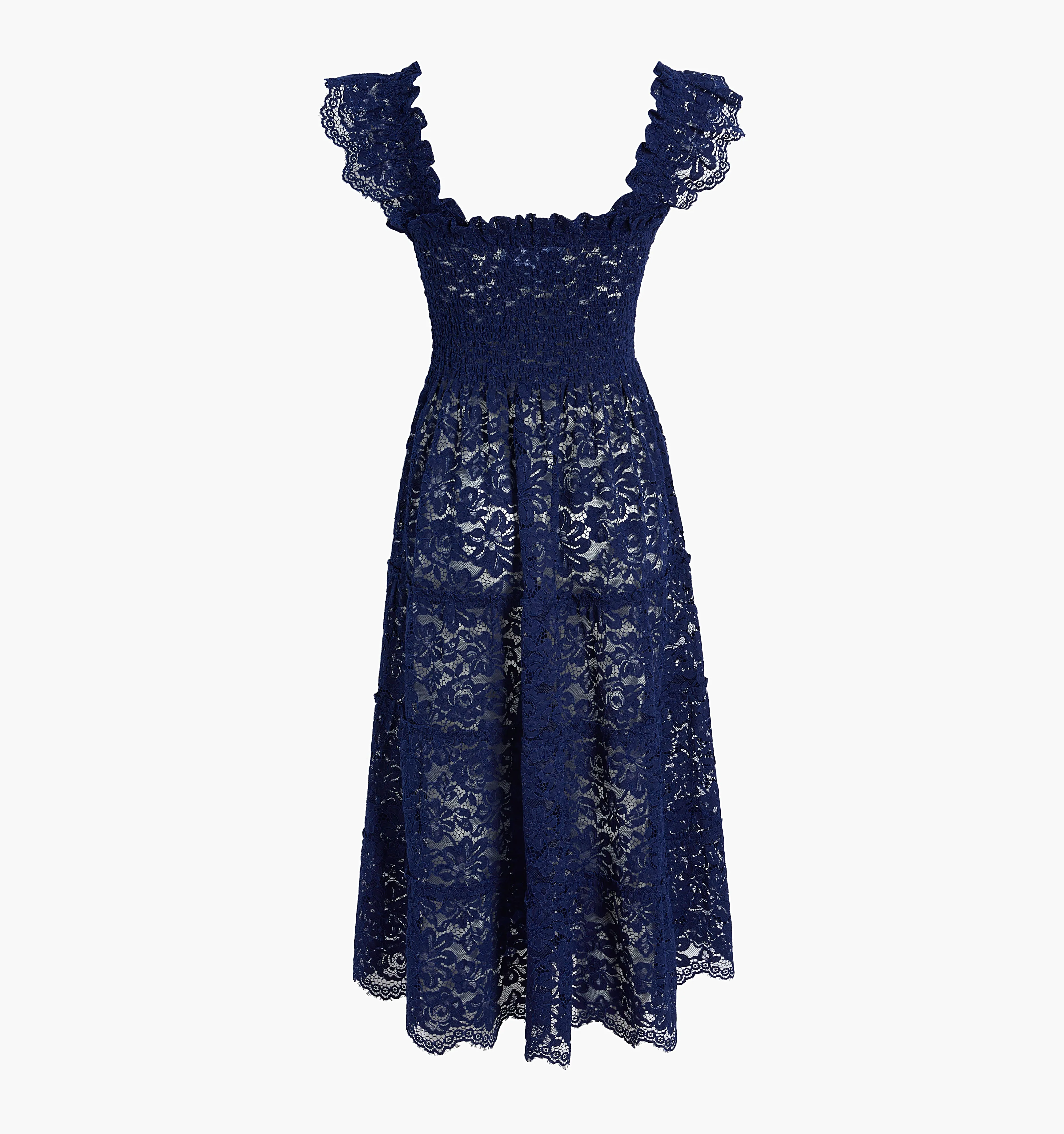 The Lace Ellie Nap Dress - Navy Lace