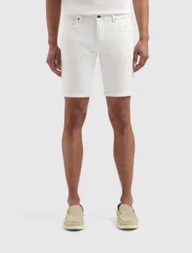 The Steve Skinny Fit Shorts | White