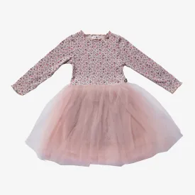 Tutu Dress | Long Sleeve Poppy Print | Petite Hailey