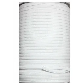 White Flat Elastic - 144 Yards