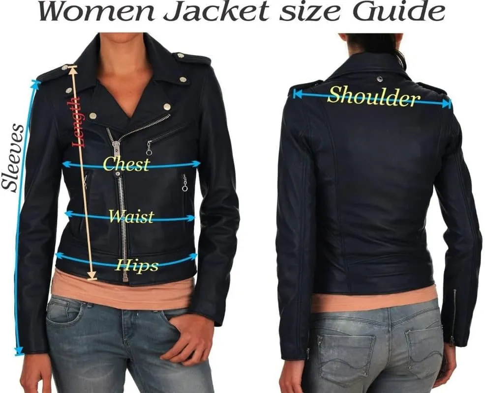 Women's Leather Jacket Motorcycle Quilted Bomber Stylish Biker Outerwear White Real Leather Jacket Women