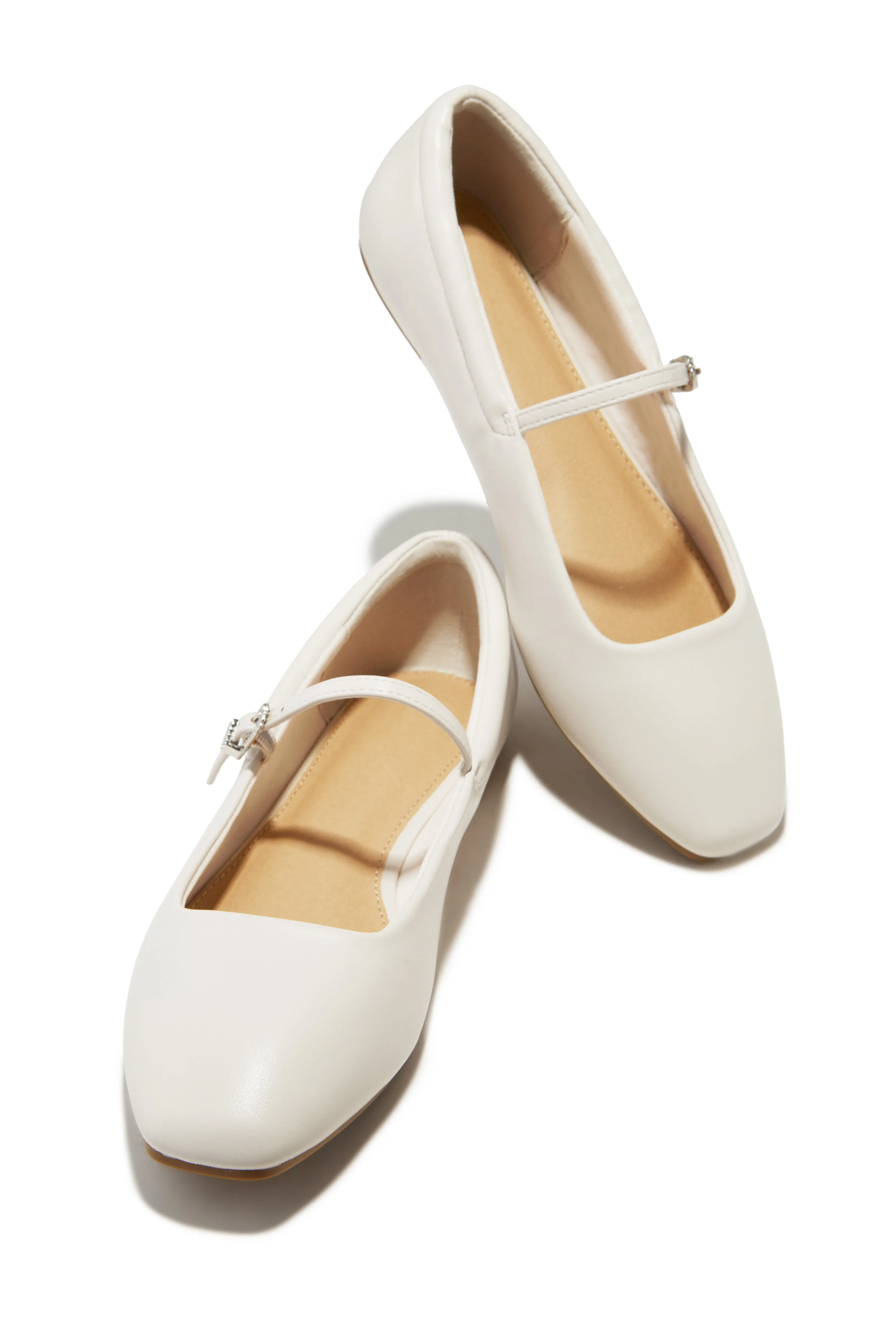 Zoe Flats - Silver